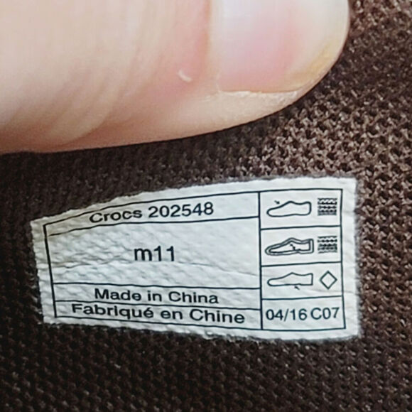 CROCS SWIFTWATER EDGE MESH SLIP ON LOAFER, sz 11 - Picture 10 of 10